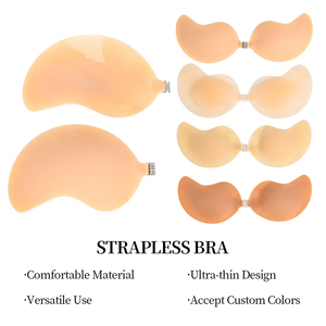 Sujetador Adhesivo de Silicona para Mujer, Sexy, con Efecto Push-Up, Invisible, sin Tirantes, sin Espalda, Tallas Grandes, Lencería Cómoda - Product Image 6