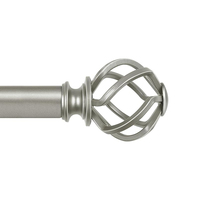 Ensemble de tringles à rideaux pour salon Tringle à rideaux murale en métal et aluminium Tringles à rideaux doubles