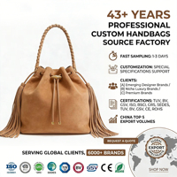 Luxuriöse Maßanfertigung Damen Einfache Ethnische Designer Abendtasche Rucksack Clutch Hobo-Tasche Handtasche mit POMPOM Wasserdicht