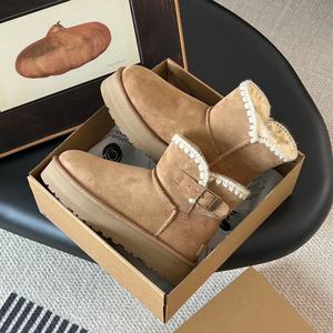 Botas de Nieve Europeas de Alta Calidad para Mujer, con Aumento de Altura, Lanzamiento Original, Impermeables, Tipo Uggs, para Invierno - Product Image 2