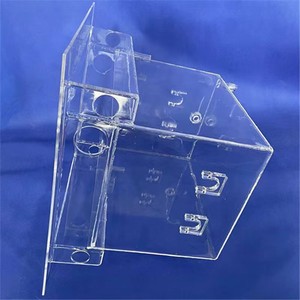 Recipiente De Quartzo Fundido Personalizado Resistência Ao Calor Cadinhos De Quartzo De Fusão De Vidro Prato De Petri De Quartzo Retangular - Product Image 5