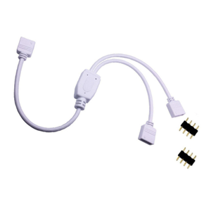 6Pin RGB Led Anschluss Kabel 1 zu <span class=keywords><strong>2</strong></span> RGB Splitter Kabel für 5050 LED Streifen licht LED kabel - Product Image 1