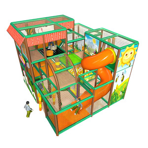 Solución Llave en Mano: Parque Infantil Interior Multinivel, Área de Juegos Suave con Bloques Blandos y Mini Tobogán para Área Infantil de Centro Comercial - Product Image 2