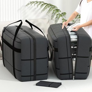 Sac <span class=keywords><strong>de</strong></span> rangement sous vide portable grande capacité pour literie <span class=keywords><strong>de</strong></span> salon, <span class=keywords><strong>housse</strong></span> en tissu épais anti-poussière et anti-humidité - Product Image 1