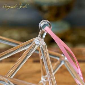 هرم كريستالي للعلاج الصوتي، أداة ميركابا الكريستالية المقدسة الشفافة - Product Image 5