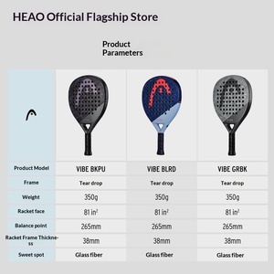 Raquette de <span class=keywords><strong>padel</strong></span> HEAD Série VIBE Modèle 2025 <span class=keywords><strong>Evo</strong></span> Raquettes de <span class=keywords><strong>padel</strong></span> avec forme diamant Produits de vacances Raquettes de plage - Product Image 3