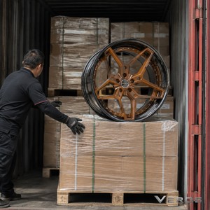 ล้อคาร์บอนไฟเบอร์ VEROS แบบฟอร์จ ขนาด 19 20 21 22 23 24 นิ้ว แบบ 2 ชิ้น ขอบเว้าลึก 5x112 5x120 5x114.3 5x130 สำหรับรถยนต์นั่งส่วนบุคคล - Product Image 4