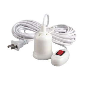Douille à vis universelle à <span class=keywords><strong>suspension</strong></span> E27 avec interrupteur convertisseur d'adaptateur de support de prise de lampe avec interrupteur longueur de <span class=keywords><strong>fil</strong></span> de 3m - Product Image 5