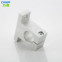 Support de bloc d'axe linéaire vertical équivalent au type SK, support de fixation d'axe en alliage d'aluminium, support d'axe optique pour guide linéaire