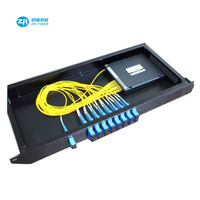 Répartiteur Optique Passif FTTH 1x3 à Montage en Rack SC APC UPC 1 2 4 8 16 32 64 128 PLC 3 Voies Diviseur Optique