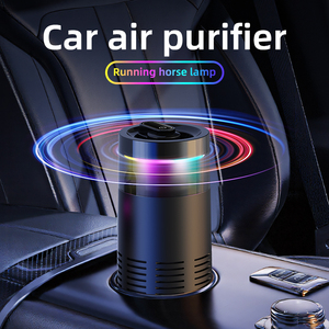 Purificateur d'air portable pour voiture avec lumière UV, filtre HEPA, capteur PM2.5 - Solution de qualité de l'air domestique facilement installable - Product Image 5