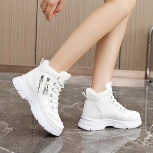 Zapatos de Invierno 2026 al por Mayor, de Algodón con Forro de Felpa, Tacón Plano, Tipo Botín, Impermeables, con Cierre de Cordones - Product Image 3