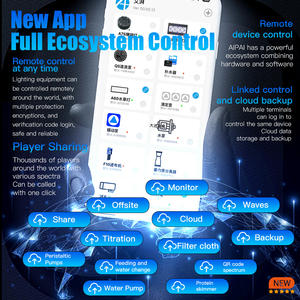 AIPAI A7P 100W Haute Performance Réservoir d'eau douce Nature Light Full Spectrum <span class=keywords><strong>LED</strong></span> <span class=keywords><strong>Aquarium</strong></span> Light APP Control Enhancing Algae Bloom - Product Image 4