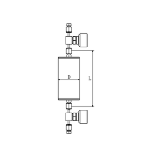 Coût de fonctionnement inférieur 10-20000Nm3/H Filtre de purification de chlore d'hélium-ammoniac 9N POU pour laboratoires - Product Image 2