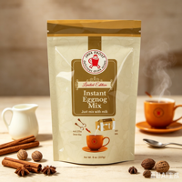 Sachet latéral personnalisé en aluminium et plastique pour emballage de miel, thé, café, lait en poudre