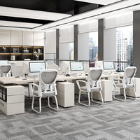 Chaise de bureau ergonomique confortable avec dossier incurvé, réglable en hauteur, design moderne et minimaliste pour la maison, le dortoir, la salle d'étude