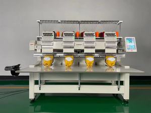 Cap Flat Finished Garment Industrial Computerized <b>Sewing</b> <b>Machine</b> Programmable 4 Heads Embroidery <b>Machine</b> in Pakistan - Product Image 2