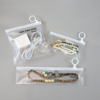 Cremallera de PVC de plástico transparente para funda de teléfono, paquete de Cable USB, bolsa de embalaje para fundas de teléfono móvil