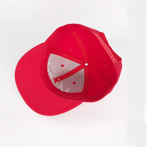 Gorra de Béisbol Roja de <span class=keywords><strong>Miami</strong></span> con Bordado, Ajustable, de Visera Plana, para Hombre y Mujer - Product Image 4