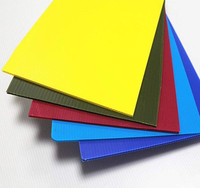 Plaques de plastique ondulé PP Corflute Corpac Corriboard Akylux Corriflute 2mm-12mm 1220x2440 4x8