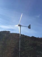 Installation facile Générateur d'éolienne 5KW 220V 240V 380V Moulin à vent avec 3 lames