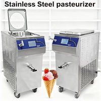 Pasteurisateur commercial UHT 62L pour jus de fruits jus Gelato pasteurisation 304 acier inoxydable automatique électrique