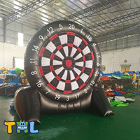 Tablero de Dardos Inflable de PVC THL de Alta Calidad (Tamaños de 3m a 7m) para Fútbol, Golf y Juegos Deportivos al Aire Libre