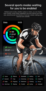 Montre connectée P99 pour hommes et femmes, appels téléphoniques, écran HD 1,96 pouces, moniteur de fréquence cardiaque, suivi du sommeil, suivi des calories, plus de <span class=keywords><strong>113</strong></span> modes sportifs, IP68 - Product Image 4