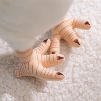 Peluche de colombe de la paix simulée, peluche de colombe blanche, peluche d'animal, cadeau pour enfants