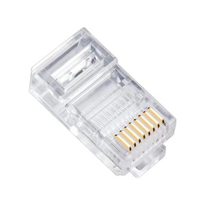 Connecteur Ethernet RJ45 blindé 8 broches mâle 8P8C STP FTP Cat5e Cat6 plaqué or haute conductivité durable modulaire - Product Image 1