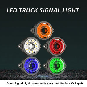 Vente en gros usine : Nouvelles feux indicateurs LED 12/24V pour camions, voitures, remorques (avant, arrière, latéraux) vertes – Pièces de rechange et autres pièces automobiles - Product Image 2