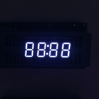 Layar LED 7 Segmen 4 Digit 0.36 Inci Cahaya Putih Anoda Bersama Modul Tampilan Komponen Elektronik Tabung Digital