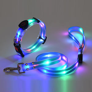 애완동물 <span class=keywords><strong>LED</strong></span> 방수 목줄, 애완동물 발광 경고 제품, 조절 가능한 <span class=keywords><strong>LED</strong></span> 발광 끈이 있는 목줄 도매 - Product Image 6