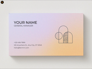 Promo Grosir Harga Pabrik Kartu Kertas Gradasi Ungu 90mm x 54mm Cetak Nama Merek LOGO Kartu Nama Bisnis Sesuai Pesanan - Product Image 2