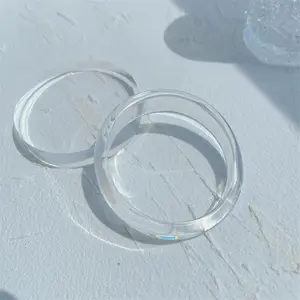 YN1321 2021 новый дизайн прозрачный акриловый браслет для женщин Корейский каучуковый Браслет-манжета ювелирные изделия