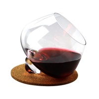 1 jeu de lunettes à whisky et pierre à bascule, verres en diamant, sans plomb, cristal transparent, emballage cadeau de luxe