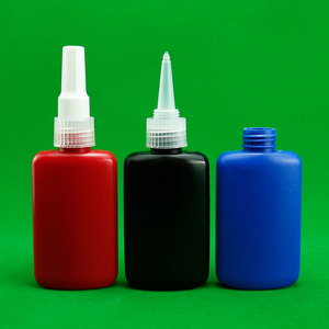 Uv Glue Bottle 25ml 50ml 250ml LDPE Anaerobic UV Glue Bottle With Screw Cap Dropper Plastic Bottles For Chemical Packaging