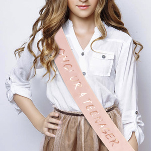 OMG <span class=keywords><strong>UR</strong></span> A TEENAGER Double Couche Feuille Estampage Fête de Noël Anniversaire Sangle - Product Image 3