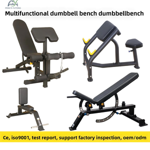 Banco de Pesas Multifuncional 6 en 1 para Gimnasio en Casa, Versátil con Extensión de Piernas y Accesorio para Curl de Bíceps, Banco FID para Entrenamiento - Product Image 1