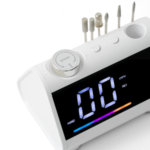 Ponceuse à ongles professionnelle en gros avec pédale, machine électrique à ongles 35000 tr/min, lime électrique puissante avec embouts pour salon - Product Image 6