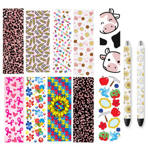 Prix d'usine, personnalisable, motifs pour stylos UV DTF, pré-faits, autocollants pour stylos UV DTF, faciles à coller et à décoller - Product Image 6