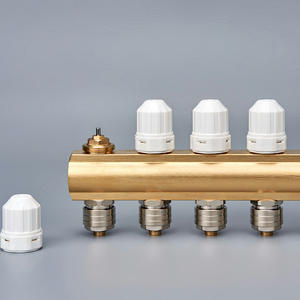 Colectores de Calefacción por Suelo Radiante de Latón Grueso, Forjados en una Sola Pieza, Directo de Fábrica, para Sistemas de Calefacción Doméstica, Piezas de HVAC - Product Image 1