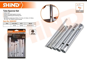 SHIND 94322-94323 6pcs 10pcs Tubular <strong>Tube</strong> Spanner Spark Plug <strong>Wrench</strong> Box Spanner <strong>Set</strong> Metric Socket <strong>Set</strong> for Car Repair Hand Tools - Product Image 2