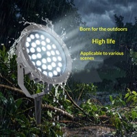 Projecteur LED extérieur étanche IP65 1500 lumens, projecteur au sol pour l'aménagement paysager de jardin, éclairage d'arbres de cour