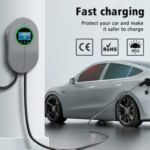 32A 3 phases 7kw 11kw 22kw Wallbox Charge rapide de véhicule électrique Type 2 Station de charge EV Chargeur EV mural pour la maison - Product Image 3