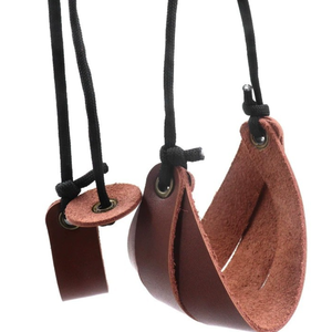 <span class=keywords><strong>Lance</strong></span>-<span class=keywords><strong>pierre</strong></span> de chasse en cuir pour extérieur, type élingue, pour survie, camping, divertissement, outil de lancer de pierres manuel - Product Image 6