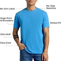 T-shirt homme vintage personnalisé avec logo sérigraphié, manches courtes, coupe ample, uni, tricoté, 100% coton