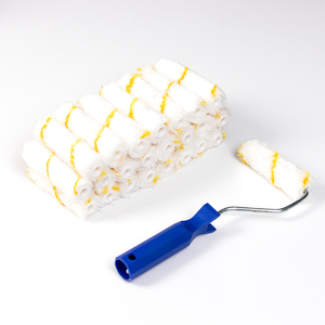 Tête de <span class=keywords><strong>brosse</strong></span> à rouleau miniature de qualité industrielle personnalisable OEM, 3'', 4'', 6'', en polyester, pour <span class=keywords><strong>peinture</strong></span> domestique et bricolage - Product Image 1