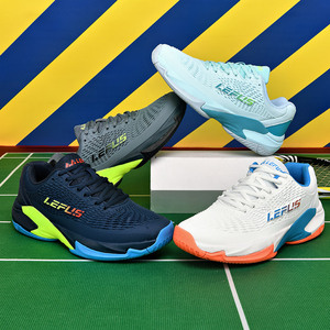 Chaussures <span class=keywords><strong>de</strong></span> badminton en maille respirante pour hommes et femmes, chaussures d'entraînement <span class=keywords><strong>de</strong></span> tennis, chaussures <span class=keywords><strong>de</strong></span> padel en caoutchouc absorbant les chocs - Product Image 4