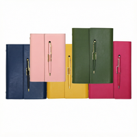 Offre Spéciale – Carnet de Luxe A5 en Cuir PU Fait Main, Pliant en 3, avec Fermeture Magnétique, Agenda 2027, Stylo et Feuilles Amovibles – Idéal Cadeau d'Affaires
